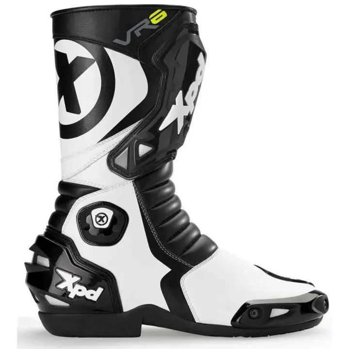 Botas Moto XPD VR-6 Black white - 1