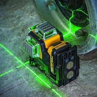 Nivel De Láser Dewalt DW089LG 360 Grados Vertical Con 12 Líneas Y Luz Verde Batería De Litio 12V Medidor De Nivel Exterior - details 5