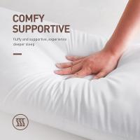 Almohada Interior Blanca Para Cojín De Sofa Y Cuello Rectangular Relleno De Poliéster 30x50cm 45x45cm 50x50cm 40x120cm Para Adultos - details 8
