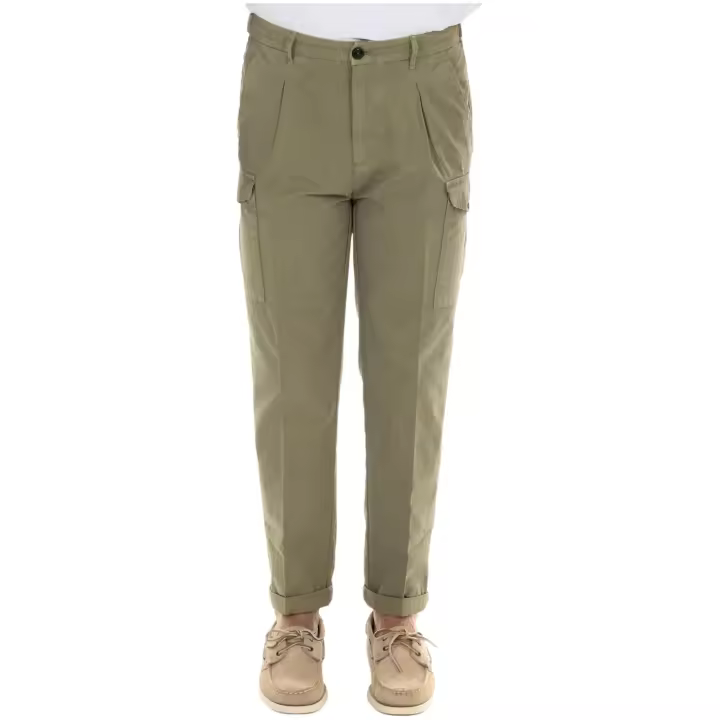 Pantalón Cargo 40WEFT Danny con Pinzas Color Verde - 1
