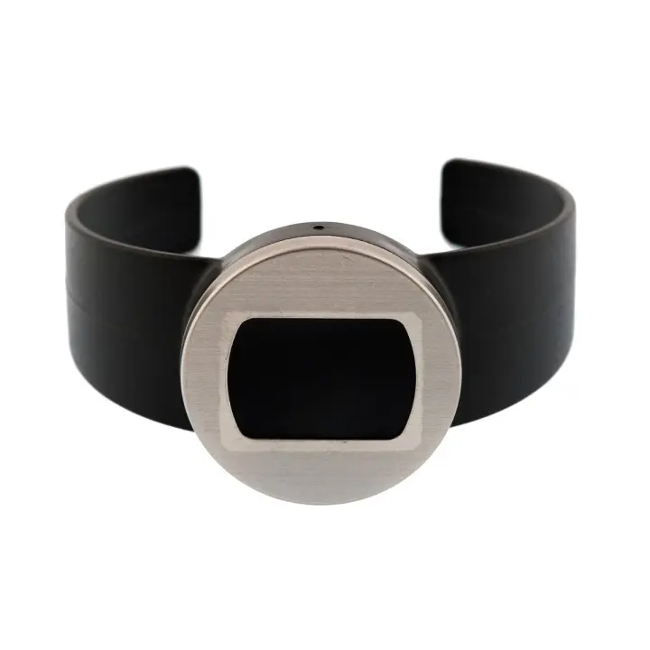 Koala Bodega Reloj Termómetro 7,5x7,5cm Negro Saludable Diseño Español - 1