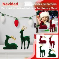 Esketo De Ciervo De Resina Sólida Para Decoración De Navidad Figura De Renos De 20-25 Cm Escultura De Ciervo Para Sala De Estar - details 0
