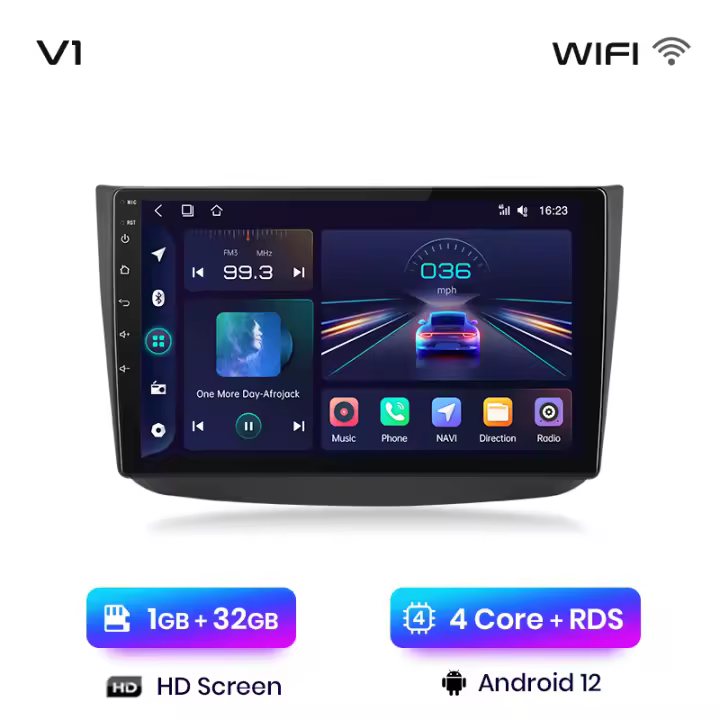 Junsun Android 13 inalámbrico CarPlay Android Auto Radio para Mercedes-Benz Vito 2 W639 Viano 2 2003 2004 2005 2006 2007 2008 2009 2010 2011 2012 2013 2014 2015 coche Multimedia navegación GPS autorradio - 1