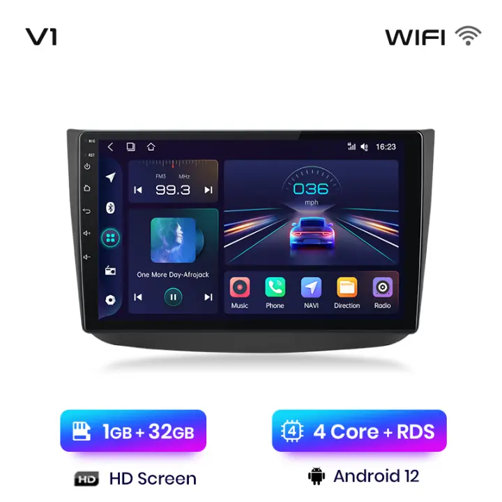 Junsun Android 13 inalámbrico CarPlay Android Auto Radio para Mercedes-Benz Vito 2 W639 Viano 2 2003 2004 2005 2006 2007 2008 2009 2010 2011 2012 2013 2014 2015 coche Multimedia navegación GPS autorradio - 1