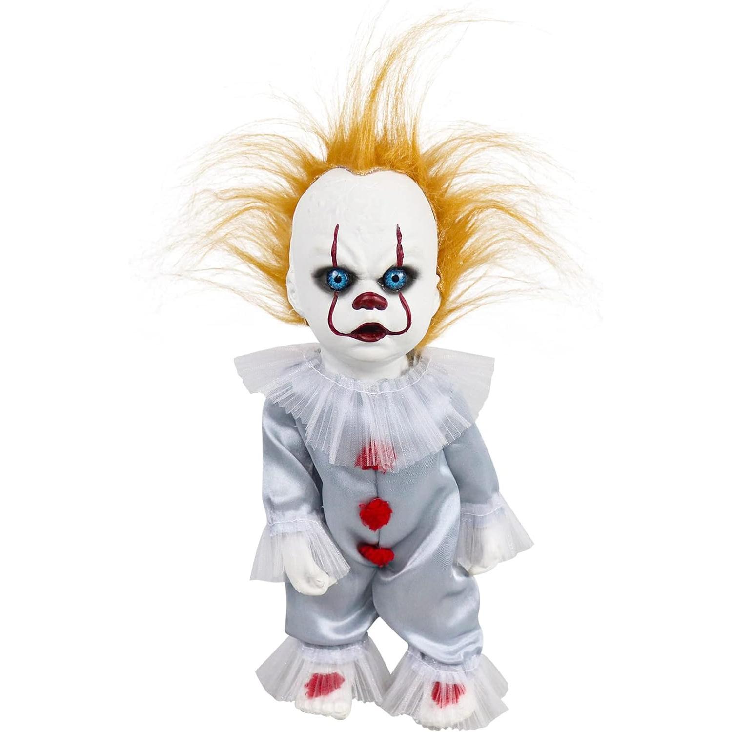 Horror Pennywise Toy Figure Clown Plush Doll Carnival Halloween Gnome Plush Toy Gift for Kids