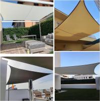 Toldo Vela de Sombra Rectangular 4x5m Impermeable Protección UV en Prueba de Viento para Patio Jardín, Terraza - details 4