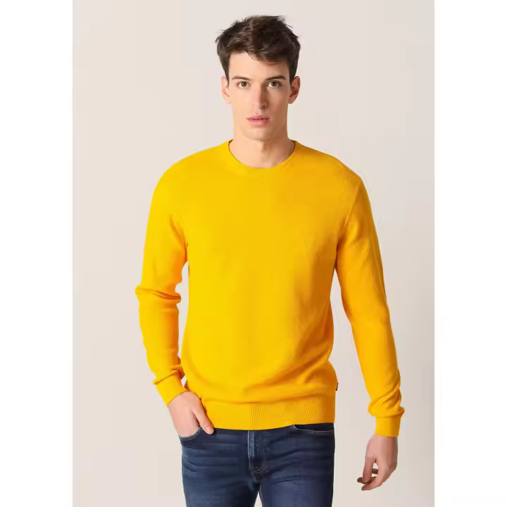 SIX VALVES - Jersey basico con cuello caja - 1