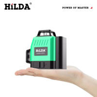Nivel De Láser HILDA Mini 12 Líneas 3D Auto-nivelación 360 Grados Horizontal Y Vertical Cruzado Super Potente Haz De Láser Verde Portátil Línea - details 6