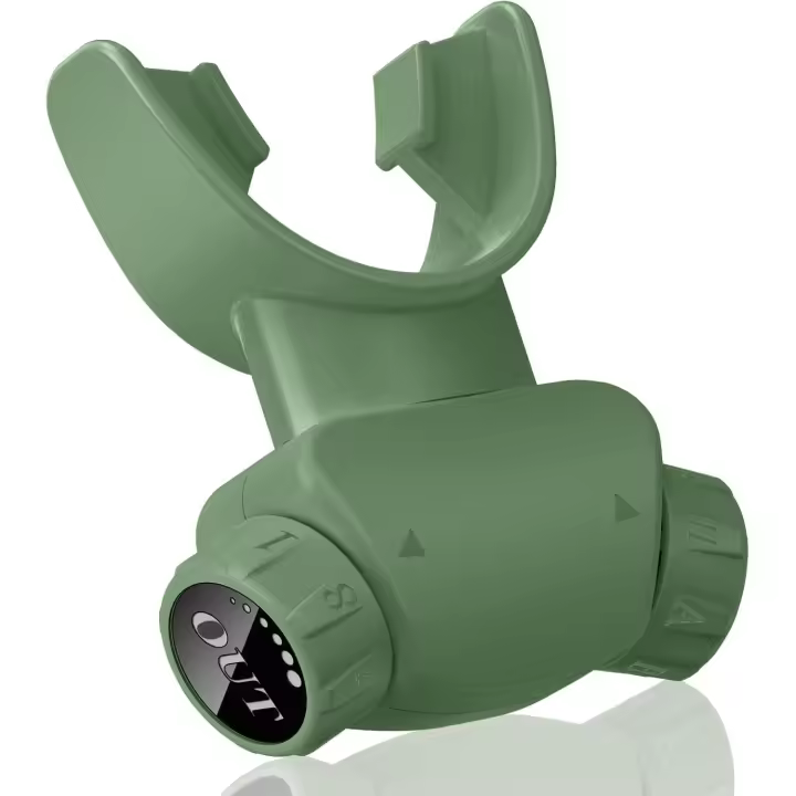 Dispositivo de ejercicio respiratorio, dispositivo de entrenamiento respiratorio guiado portátil compacto, muy adecuado para deportes, espectáculos, cantantes, excursionistas, yoga, escaladores - 1