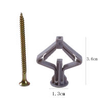 Anclaje De Tornillo Con Plástico 50/100pcs Para Techo Muro Y Cable Accesorios De Expansión De Tubo Aéreo M4 Kit De Herramientas Para Carpintería - details 12