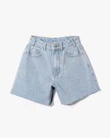Shorts De Mezclilla Sueltas Para Mujer Estilo Casual Verano Cierre De Cremallera Y Botones Talla Media Jeans Rectos - details 4