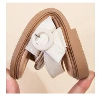 Sandalias De Verano Para Niñas Con Lazo Correas Caucho Suave Bajo Tobillo Versátiles Sandalias De Playa Moda Niños Tallas 4-6Años - details 13