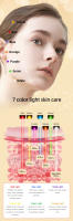 Máscara De Terapia De Luz LED De 7 Colores Con 3 Modos Anti-edad Reparación Rápida Y Segura Para Piel Sensible Cuidado De La Piel - details 2