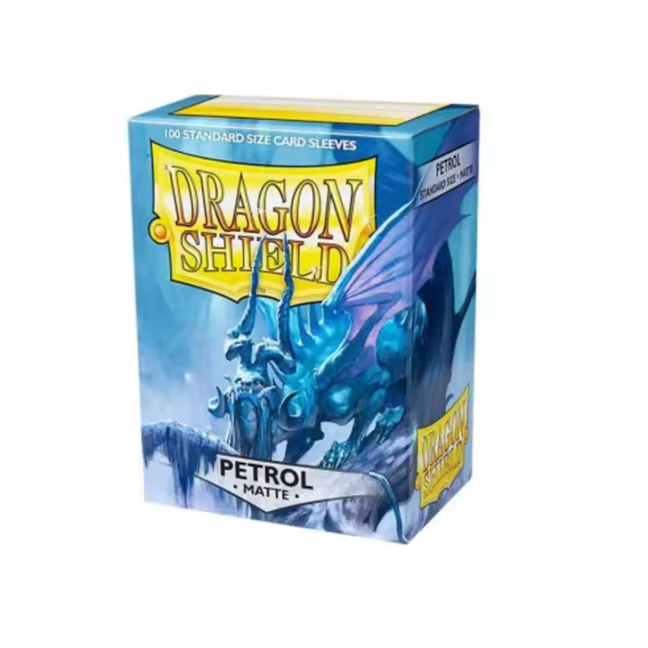 Fundas Dragon Shield Tamaño Standard (63x88mm) - Petrol Mate (100) accesorio para cartas coleccionables. Blackfire - 1