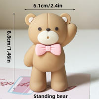 Topper De Pastel Oso Azul Para Fiesta De Cumpleaños Bebé Decoración De Fiesta Con Bolas De Oso Teddy Tema Oso Mini Para Niños - details 14