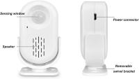 Timbre con sensor de Movimiento Comercial, timbre con Alarma para Entrada de Tienda, timbre con sensor de movimiento y Carga USB, timbre de entrada antirobo, timbre con sensor - details 2