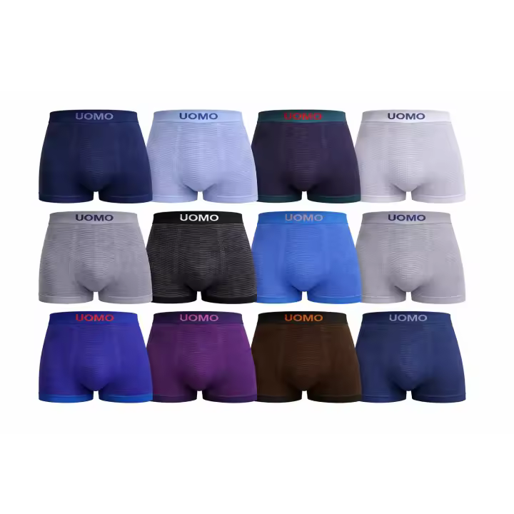 SKYNED Uomo - Pack 12 Calzoncillos Bóxer Hombre Microfibra Sin Costuras – Lote Ahorro - 1