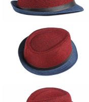 Sombrero De Jazz Patchwork Para Hombres Y Mujeres Moda Primavera Y Verano Fedoras Decorativas Para Adultos Fiesta Formal Polyester - details 6