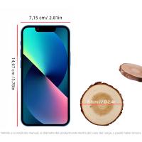 12pcs Cortes De Madera De Pino Grueso Redondos De Madera Para Decoración De Fiesta De Cumpleaños Boda Aniversario Regalo Perfecto Para Día De La Madre - details 0