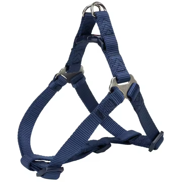 Trixie Arneses para Mascotas Petral New Premium Añil - Correa Plana Ajustable y Resistente - 1
