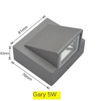 Lámpara De Pared Exterior Impermeable IP65 Aluminio 5W LED Para Balcón Jardín Decoración Iluminación AC110V 220V Moderna - details 6