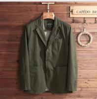 Nueva Chaqueta De Estilo Italiano Para Hombre plus Size Elegante Y Casual Con Tres Botones Cuello En V Para Negocios - details 6