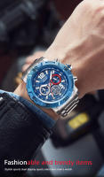 Reloj De Pulsera De Lujo Para Hombre LIGE Diseño De Acero Inoxidable Gran Reloj De Cuarzo Resistente Al Agua Con Calendario Automático Y Manecillas Luminosas - details 3