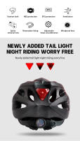Casco De Bicicleta X-TIGER Para Adultos Con Luz Trasera LED Modo Doble Gafas Ajuste 58-62cm Ligero Y Transpirable Para Ciclismo - details 3
