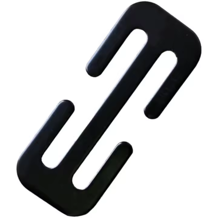 Clips para cinturón de seguridad, hebilla de bloqueo de metal para ajuste del cinturón de seguridad, accesorio de hebilla con clip de cincha de inserción de seguridad, ajustador localizador de hombro - 1