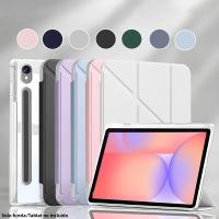 Funda Plegable De Acrílico Transparente Para Tableta Samsung Tab A11 A9 8.7 Pulgadas A11 plus 2025 A8 S10 FE 10.9 S9 FE S7 S8 plus S6 Lite Protección Antichoque Anti-polvo - details 1