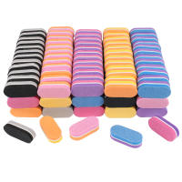 Lote De 50 Mini Esponja De Uñas De Color 100/180 Buffer De Uñas Doble Cara Eliminador De Cutículas Manicura Y Pedicura - details 1
