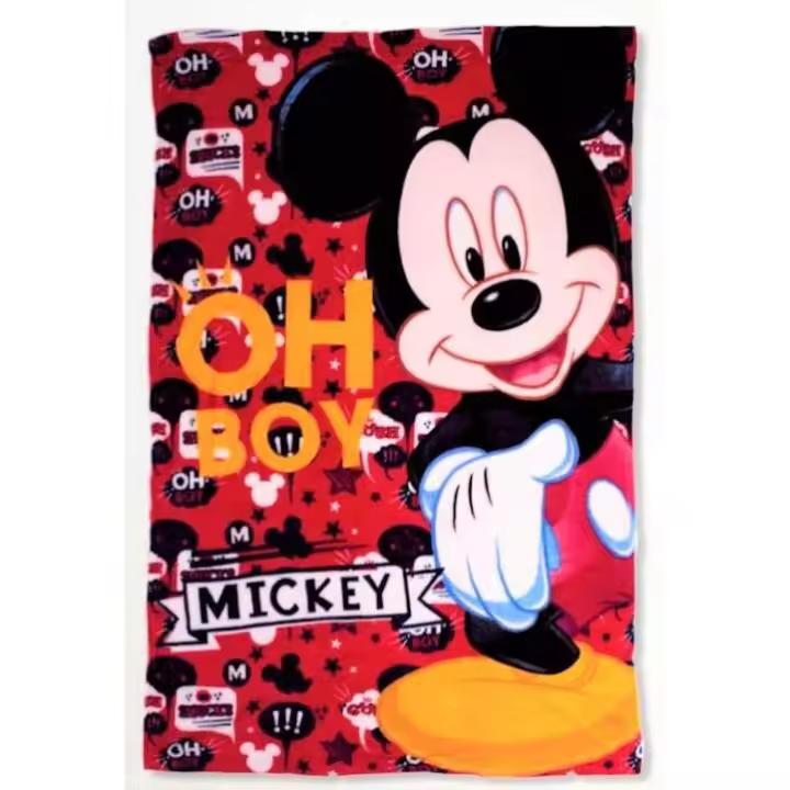 Mickey - Manta infantil de  coralina 100X150 Cm - 1