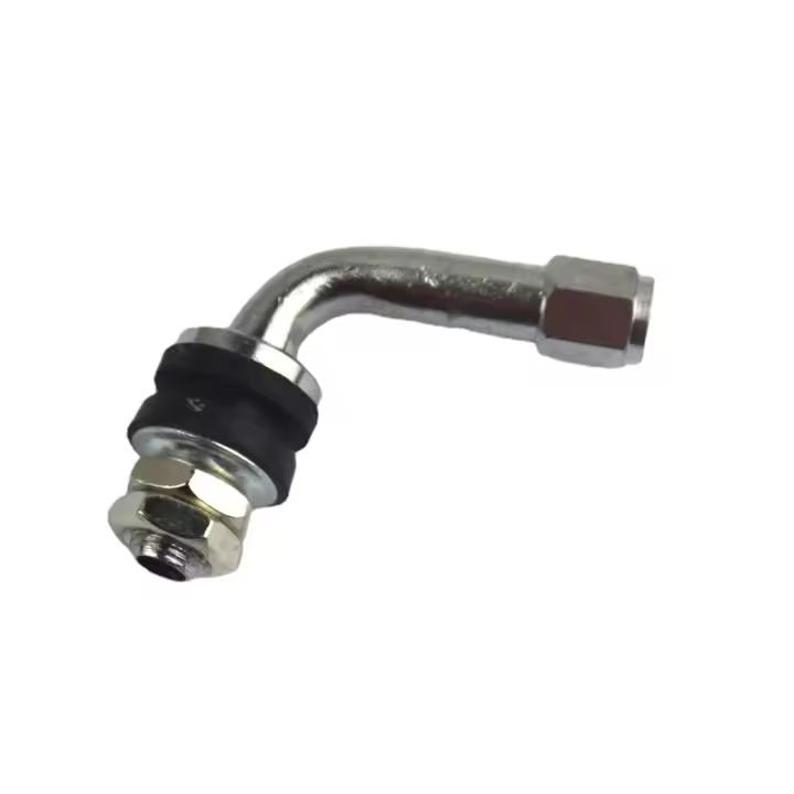 2Pcs 90/45 Grados Valvula De Vaciado Para Ruedas De Coche Y Motocicleta Extensión De Tornillo Accesorios De Motor De Cobre - 1