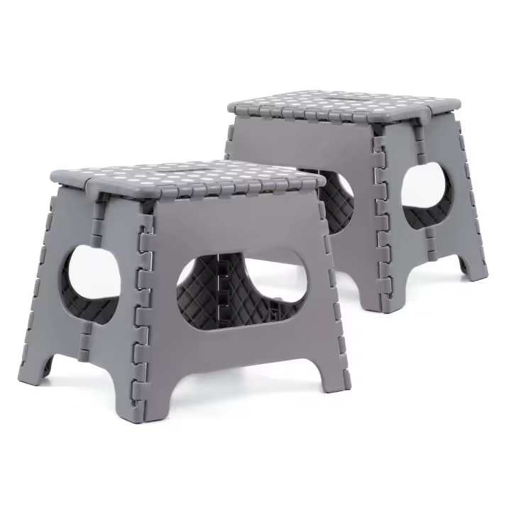 The Secret Home Taburetes Plegables Multiusos - Pack de 2 - 1