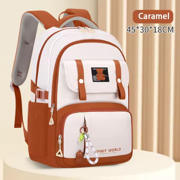Mochilas escolares impermeables de Nailon para niños y niñas, Bolsa de Libros para niños de Grade 1 A 6, 5 colores - 1