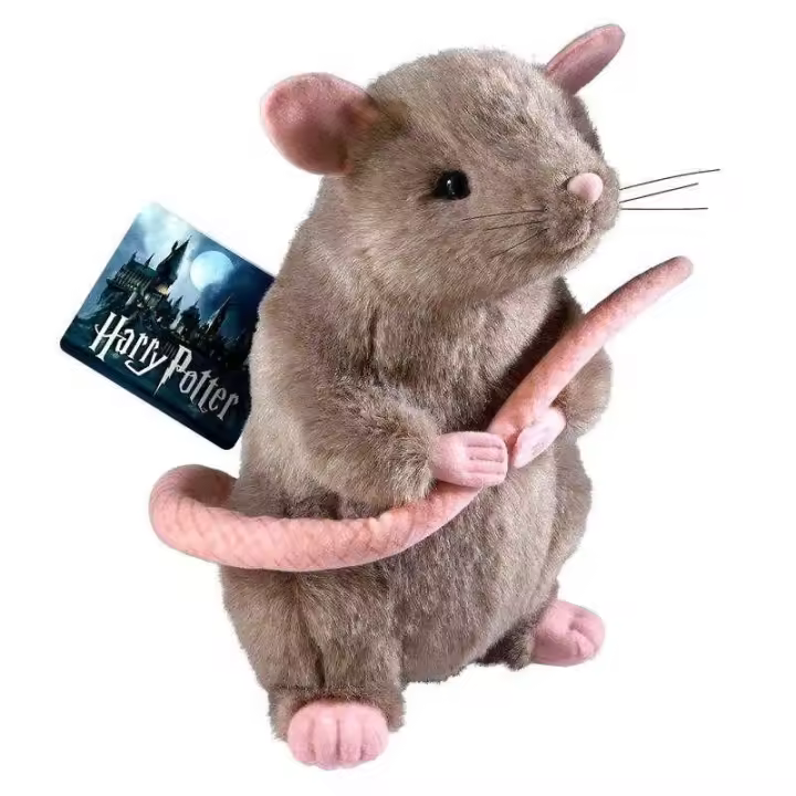 Peluche the noble collection harry potter scabbers - 1
