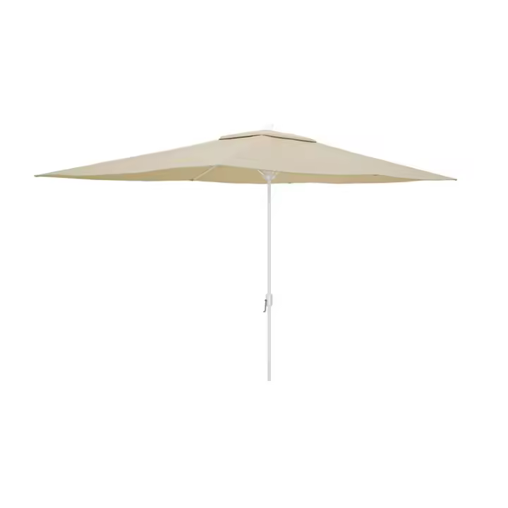 Marbueno Sombrilla Acero 6 Barillas D200x300 cm Polyester Beige Jardin, Piscina y Terraza 10192 - 1