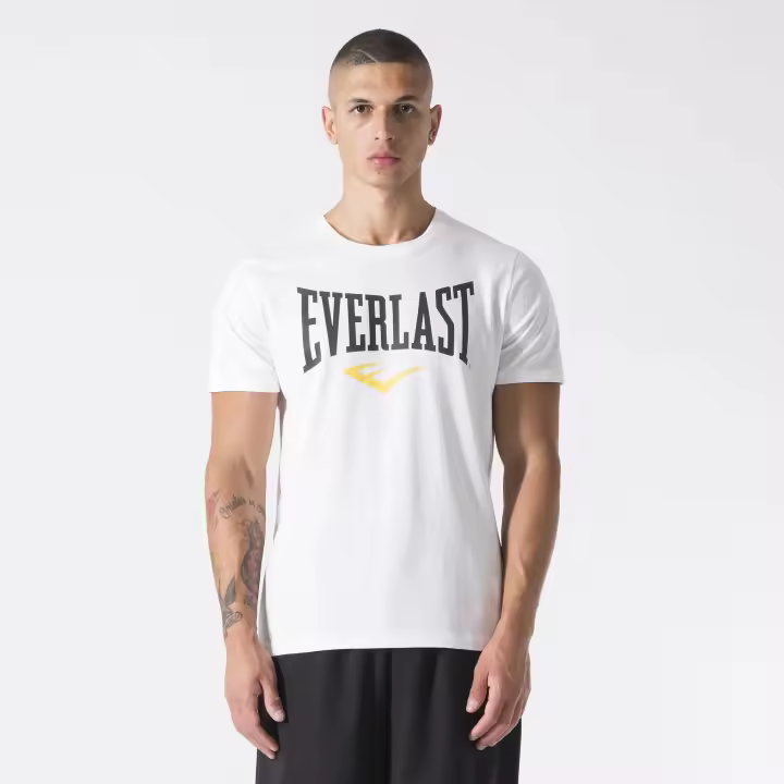 Camiseta Manga Corta Fitted Everlast White - 1