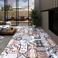 vidaXL 20x Tarimas Autoadhesivas PVC 1,86 m² Estampadoeado Lama Baldosa Color Estampado de color,  Estampado liso,  Negro y mas - details 1