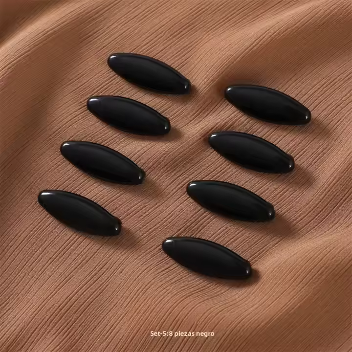 Conjunto De 8 Broches De Alta Calidad Elegantes Para Bufanda Y Hijab Color Sólido Pin De Seguridad Plástico Y Aleación Tamaño Aproximado De 4cm - 1