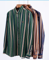 Camisa De Trabajo Para Hombre Otoño 2024 Cuello En V Manga Larga Patoleta Oxford Algodón 100% Estampado Regular Botones Tallas S~6XL - details 4