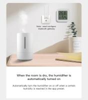 Sensor De Temperatura Y Humedad Inteligente Tuya Con Pantalla LCD Mini Higrómetro Control Remoto Por App Para El Hogar - details 13