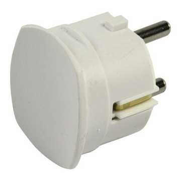 Base De Enchufe Aerea HEMBRA 16A BLANCA, Toma Schuko GROW, Clavija