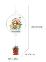 Juguete De Construcción De Partículas Micro Santa Claus Navidad Regalo Lámpara De Bolso De Juguete Para Jardín De Infantes - details 7