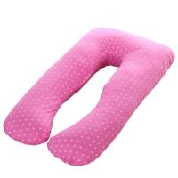 Almohada De Mujer Embarazada 70x130cm Cubierta De Cojín U-Shaped De Algodón Para Dormir De Lado Soporte Lumbar Para El Parto - details 0