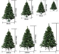 MEJORADA Árbol de Navidad BLANCO 120-210cm, Abeto Artificial Ignífugo con Hojas de Aguja, Decoración Navideña Ideal para Hogar, Oficina y Local con Soporte Metálico - details 7