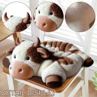 Cojín De Silla De Peluche De Forma De Vaca Para Mascotas Gatos Y Perros Almohadas De Decoración Para Habitación Suministros Para Mascotas Cómodo Y Transpirable - details 9