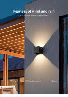 Lámpara De Pared LED 6W AC85-265V Blanco Frío Blanco Cálido Impermeable ABS Ajustable Ángulo De Luminosidad Para Interior Exterior - details 6