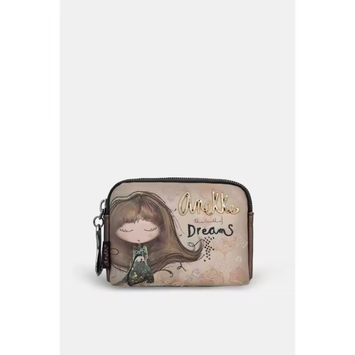 Anekke Real Monedero Pequeño - Ref 41709-018 - Bolsillo Trasero - 12 x 9 x 3 Cm - Nueva Colección Otoño/Invierno 25 - - 1