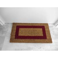 WAOW-Felpudo entrada casa 33x60cm,composición en coco, 100% natural,base de goma antideslizante,resistente,altura de 1.7cm.Decoración hogar, alfombra exterior, diseño cenefa color. - details 3